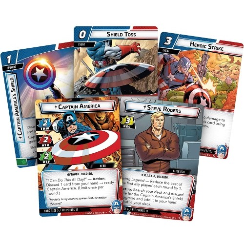 Marvel Champions: Captain America Hero Pack Marvel Champions: Captain America Hero Pack