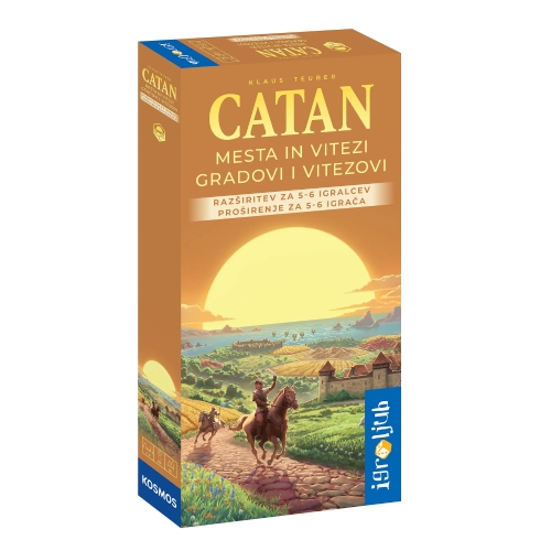 Catan: Gradovi i vitezovi - dodatak za 5. i 6. igrača Catan: Gradovi i vitezovi - dodatak za 5. i 6. igrača