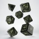 Elvish Black and Glow in the Dark Dice Set Elvish Black and Glow in the Dark Dice Set