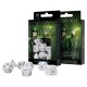 Elvish White And Black Dice Set