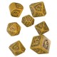 Harry Potter: Hufflepuff Modern Dice Set - Yellow Harry Potter: Hufflepuff Modern Dice Set - Yellow