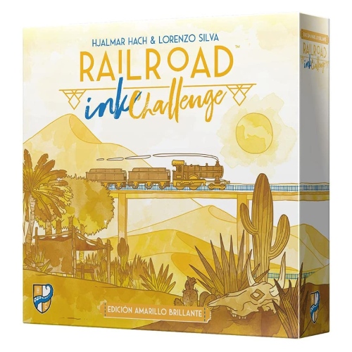Railroad Ink Challenge: Shining Yellow