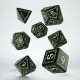 Runic Black and Glow in the Dark Dice Set Runic Black and Glow in the Dark Dice Set