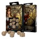 Steampunk Clockwork Beige and Brown Dice Set Steampunk Clockwork Beige and Brown Dice Set