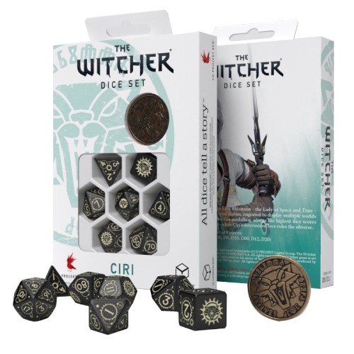 The Witcher Dice Set: Ciri - The Zireael