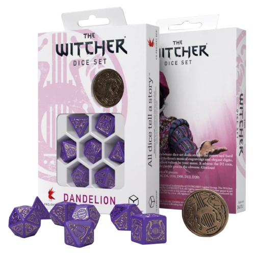 The Witcher Dice Set: Dandelion - Viscount de Lettenhove