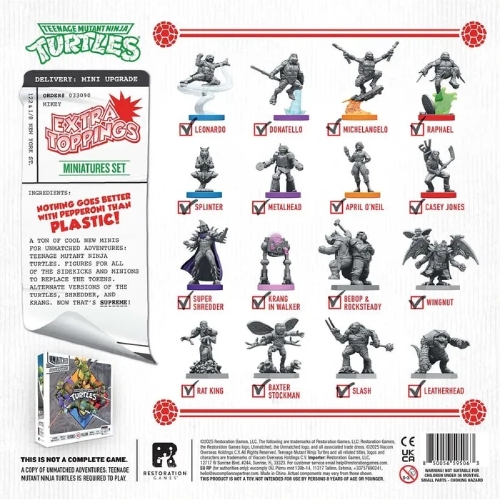 Unmatched Adventures: Teenage Mutant Ninja Turtles - Extra Toppings