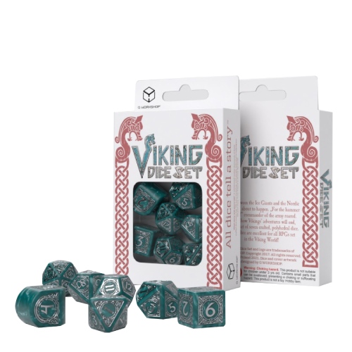 Viking Modern Dice Set: Mjolnir